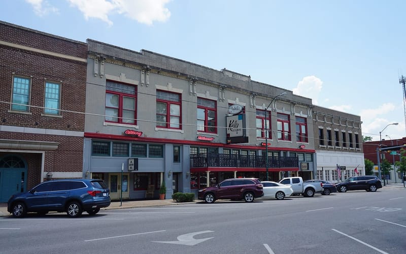 Kelly Square in downtown Sherman, Texas