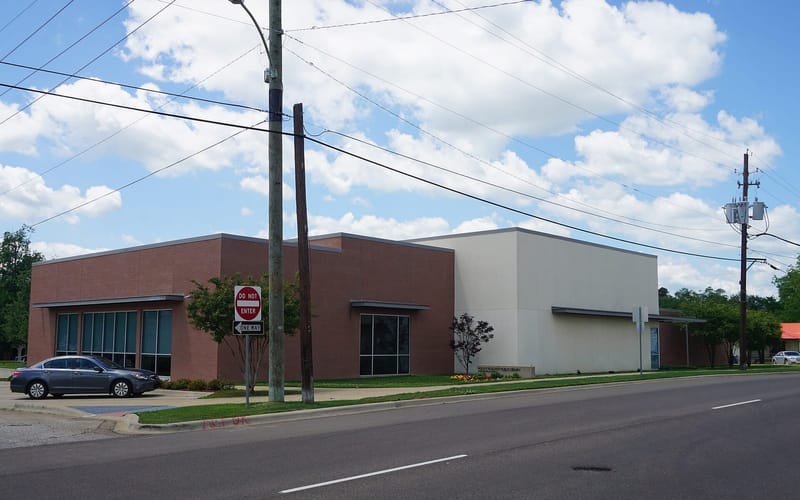 The Mount Pleasant Public Library, home of the Titus County Museum, in Mount Pleasant, Texas