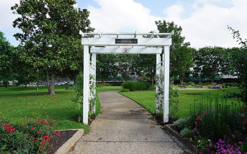 The Tyler Municipal Rose Garden in Tyler, Texas