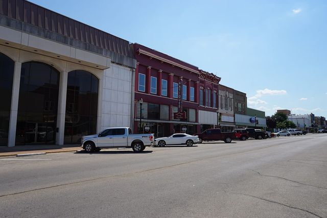 Main Street in downtown Denison, Texas