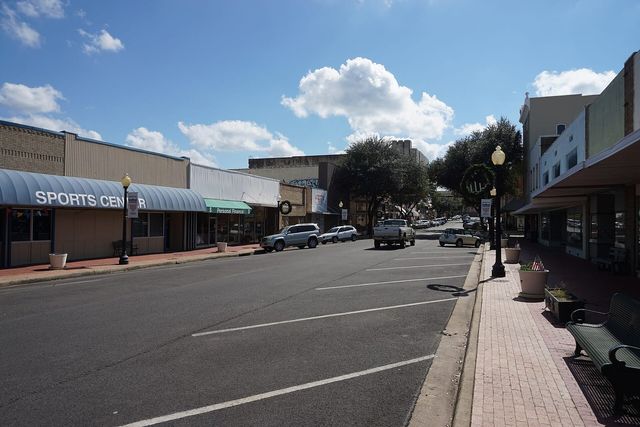 Washington Avenue in downtown Marshall, Texas