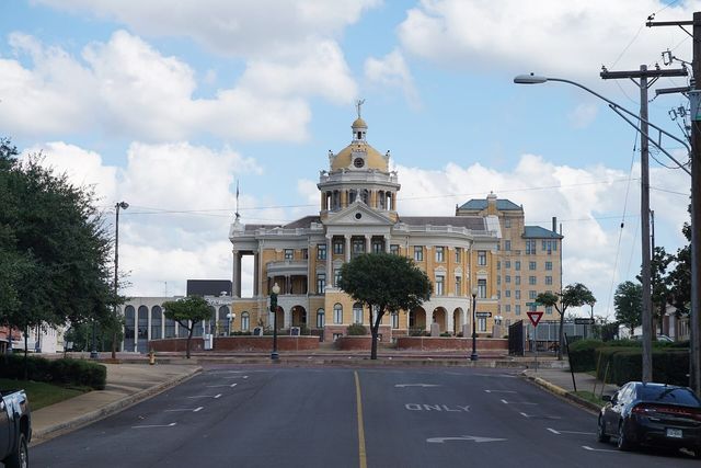 The 1901 Harrison County Courthouse in Marshall, Texas