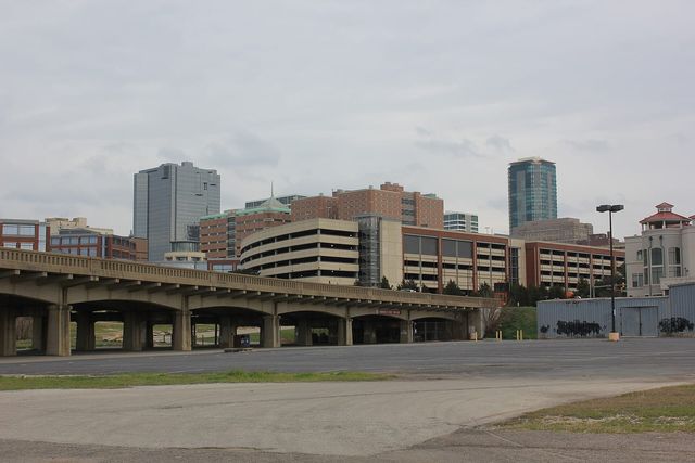 The downtown Fort Worth skyline